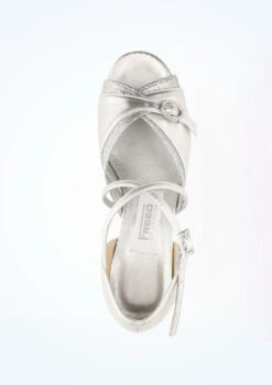 Freed Lucy Ballroom Shoe 1.5" - Silver -Best Dance Clothing Shop lucy2 freed lucy ballroom shoe 1 5 silver no1 54861.1676420386
