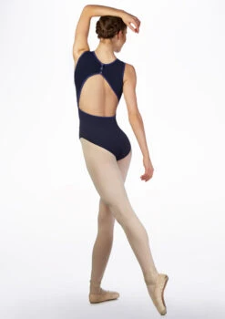 Move Dance Nava Tank Leotard -Best Dance Clothing Shop mo l0132 move nava tank leotard blue back 87184.1678928617