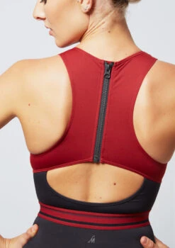 Move Dance Strength Cut Out Leotard 14 Move Dance Strength Cut Out Leotard -Best Dance Clothing Shop mo l0610 move dance strength cut out leotard red back no2 83578.1678884085