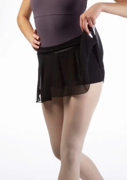 Move Dance Amelie Skirted Short -Best Dance Clothing Shop mo r0015 move amelie skirted short black front no1 79293.1678884604