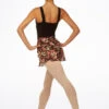 Move Dance Floral Wrap Dance Skirt - Black 2 Move Dance Floral Wrap Dance Skirt - Black -Best Dance Clothing Shop mo r0256 move floral wrap dance skirt black back 98409.1678884685