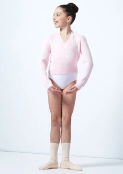 Move Dance Ella Ballet Wrap -Best Dance Clothing Shop mo z570 move dance ella ballet wrap pink front 29413.1678885149