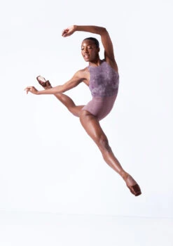 Move Dance Illusia Cross Back Leotard -Best Dance Clothing Shop mol0667 orchid pink front 2 44602.1683070094