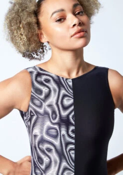 Move Dance Zeba Leotard Bodysuit - Dimensions -Best Dance Clothing Shop mol0903 dim close up front 1 23521.1678884336