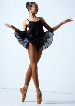 Move Dance Myla Skirted Leotard -Best Dance Clothing Shop mol5158 black front 1 22209.1678884429