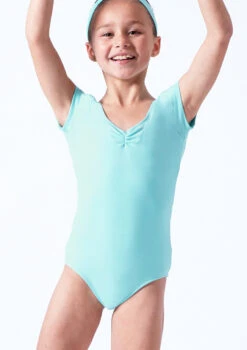 Move Dance Farrah Girls Leotard -Best Dance Clothing Shop mol5160 aqua front t 42450.1698711861