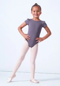 Move Dance Macey Girls Leotard -Best Dance Clothing Shop mol5503 steel grey front 1 48738.1684798995