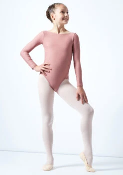 Move Dance Teen Camille Long Sleeve Leotard 26 Move Dance Teen Camille Long Sleeve Leotard -Best Dance Clothing Shop mol5801 pnk front 1 86554.1678884473