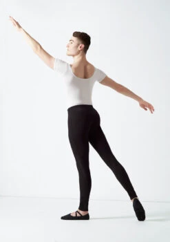 Freed RAD Mens Short Sleeve Thong Leotard -Best Dance Clothing Shop mop0246 black back 72486.1678927594