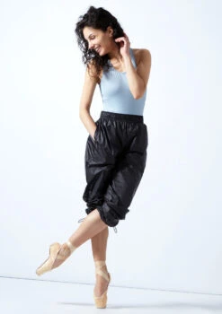 Move Dance Hattie Heat Retention Trouser -Best Dance Clothing Shop mop0410 black front 3 43322.1678884525