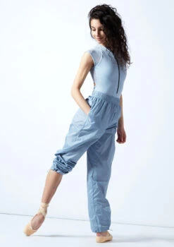 Move Dance Hattie Heat Retention Trouser -Best Dance Clothing Shop mop0410 paleblue front 1 61080.1678884526