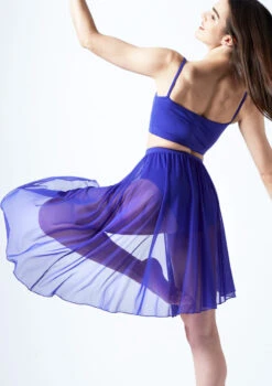 Move Dance Eris Asymmetric Lyrical Half Skirt -Best Dance Clothing Shop mor0022 saph back 1t 63627.1691198814
