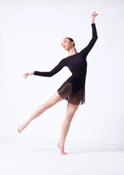 Move Dance Wren Mini Ballet Skirt -Best Dance Clothing Shop mor0029 black front 1 53367.1681806918