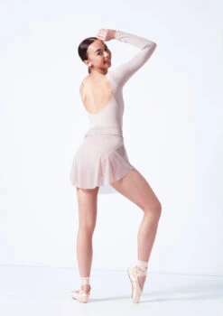 Move Dance Wren Mini Ballet Skirt -Best Dance Clothing Shop mor0029 latte back 22905.1681806918