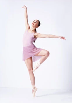 Move Dance Riley Asymmetric Mini Skirt -Best Dance Clothing Shop mor0030 frenchmauve front 1 29646.1681806927