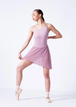 Move Dance Riley Asymmetric Mini Skirt -Best Dance Clothing Shop mor0030 frenchmauve front 2 29212.1681806927