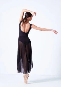 Move Dance Valerie High Low Skirt -Best Dance Clothing Shop mor0035 black back 2 36631.1681806947