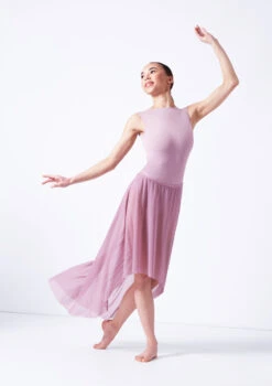 Move Dance Valerie High Low Skirt -Best Dance Clothing Shop mor0035 frenchmauve front 1 70966.1681806947