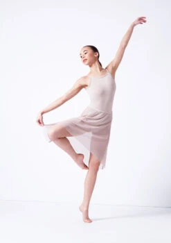 Move Dance Leilani High Low Skirt 17 Move Dance Leilani High Low Skirt -Best Dance Clothing Shop mor0036 latte front 2 02071.1681806956