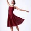 Move Dance Helena Mesh Dress -Best Dance Clothing Shop mor0249 red front 2 98252.1678884686