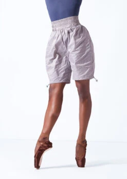 Move Dance Oniria Heat Retention Shorts -Best Dance Clothing Shop mor0401 oyster grey front t 84986.1687821732