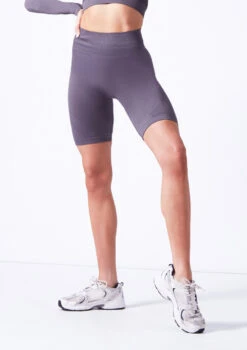 Move Dance Pippa Seamless Shorts -Best Dance Clothing Shop mor0504 sharkgrey front t 42332.1698711860