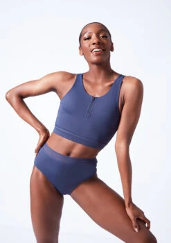 Move Dance Sapna Dance Briefs -Best Dance Clothing Shop mor0644 petrol blue close up front 04586.1683070406