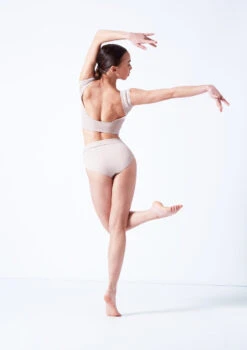 Move Dance Jessie Dance Briefs -Best Dance Clothing Shop mor0813 latte back 51548.1681806956