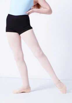 Move Dance Thalia Girls Dance Shorts -Best Dance Clothing Shop mor5011 black front t 78136.1693005815