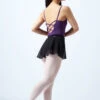 Move Dance Adeline Teen Skirted Short -Best Dance Clothing Shop mor5015 black back 1 96508.1678884750