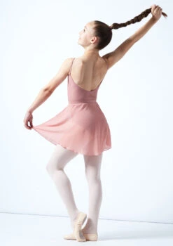 Move Dance Teen Adaline Chiffon Skirt -Best Dance Clothing Shop mor5023c pnk back 1 31148.1678884755
