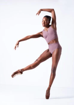 Move Dance Lorien Zip Crop Top -Best Dance Clothing Shop mos0602 orchid pink front 1 35816.1683070441