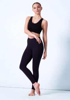 Move Dance Katie Bra Top -Best Dance Clothing Shop moz0227tur black front 1 63253.1678884894