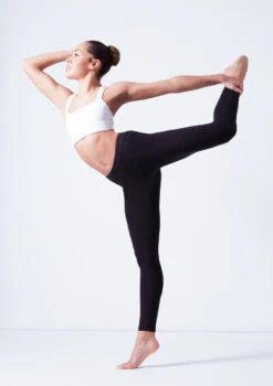 Move Dance Lola Bra Top -Best Dance Clothing Shop moz0252 white front 1 87622.1678884903