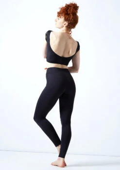 Move Dance Joelle Cap Sleeve Crop Top -Best Dance Clothing Shop moz0623 black back 1 75492.1678885063