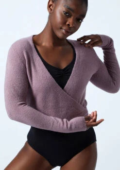 Move Dance Everly Ballet Wrap 20 Move Dance Everly Ballet Wrap -Best Dance Clothing Shop moz0730 purple close up front 1 89271.1678885135