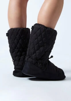 Move Dance Willow Warm Up Booties -Best Dance Clothing Shop moz0901 black back 1 42558.1678885140