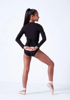 Move Dance Kiara Teen Ballet Wrap -Best Dance Clothing Shop moz5001 black back 57059.1683933668