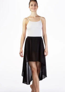 Bloch Lyrical Contemporary Dance Skirt - Black -Best Dance Clothing Shop r8821 bloch lyrical contemporary dance skirt black front thumbnail T 10401.1698800442