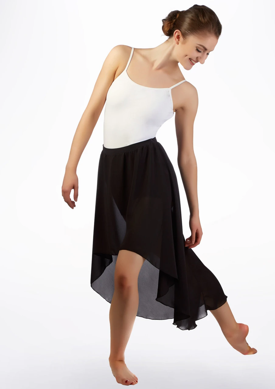 Bloch Lyrical Contemporary Dance Skirt - Black 3 Bloch Lyrical Contemporary Dance Skirt - Black