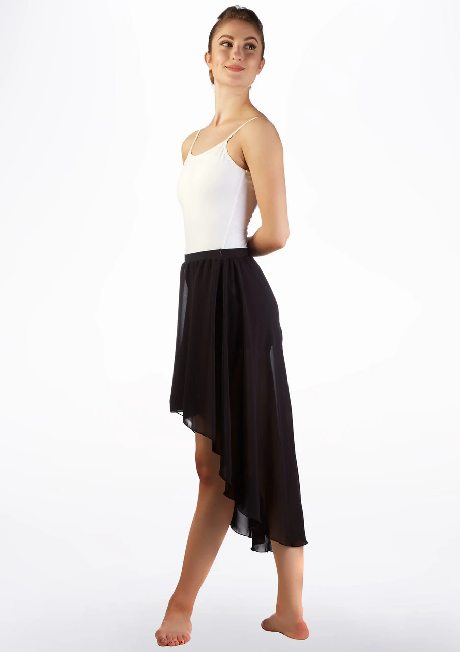 Bloch Lyrical Contemporary Dance Skirt - Black 4 Bloch Lyrical Contemporary Dance Skirt - Black - Image 2