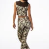 So Danca Camouflage Crop Top -Best Dance Clothing Shop rde 1785 so danca camouflage crop top green back 53694.1678886036
