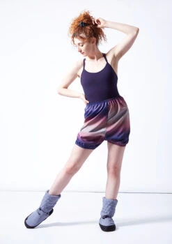 So Danca Dream Warm Up Shorts -Best Dance Clothing Shop rde2624 navy front 2 64463.1696332681