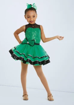 Weissman Me Too -Best Dance Clothing Shop wn 12028 weissman me too green front T 04843.1698814316