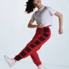 Weissman Fishnet Panel Joggers 2 Weissman Fishnet Panel Joggers -Best Dance Clothing Shop wn15422 red 16 44079.1694474702