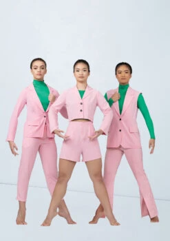 Weissman Split-Front Suit Pants -Best Dance Clothing Shop wn15562 pink 32 62246.1694697962